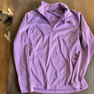 The North Face Lavender Half-Zip Top 2/$15